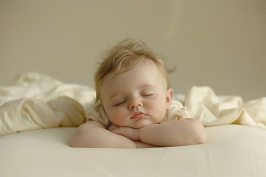 Peaceful Baby Sleeping Background photo