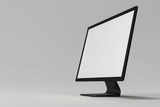 Desktop computer mockup showcasing a  and professional design ideal for tech and business uses background photo