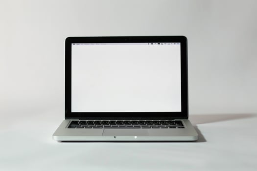 Trendy Laptop Mockup with ist Professional Background photo