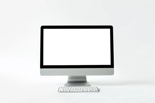 Desktop Computer Mockup with Professional photo