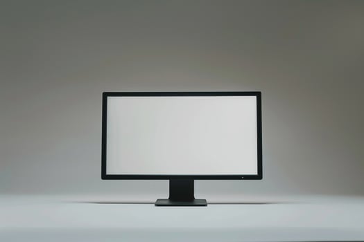 High Tech Desktop Computer Mockup with Stylish   Background photo