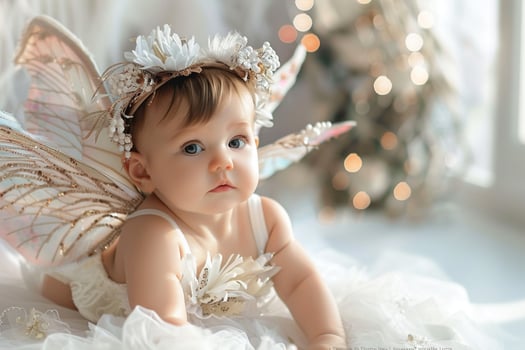 Baby in Adorable Fairy Costume with Magical Flair and Cute s photo