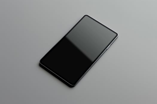 tablet mockup with a  tech background and a stylish design photo