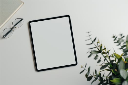 Tablet Screen Mockup Professional Digital Display photo