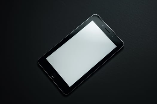 Tablet on Background for Efficient Tech Setup photo