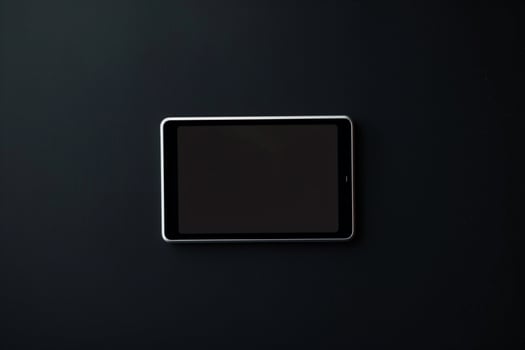 Tablet Displayed with a   Background for Tech Showcase photo