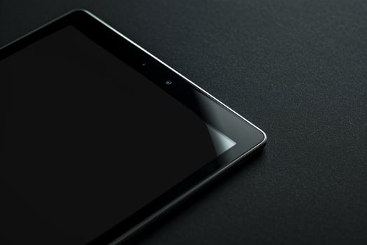 Tablet on a  Background for  Digital Interfaces photo