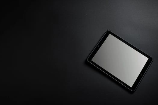 Background Highlighting Tablet for Tech and Digital Use photo