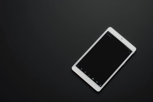 Tablet on a   background photo