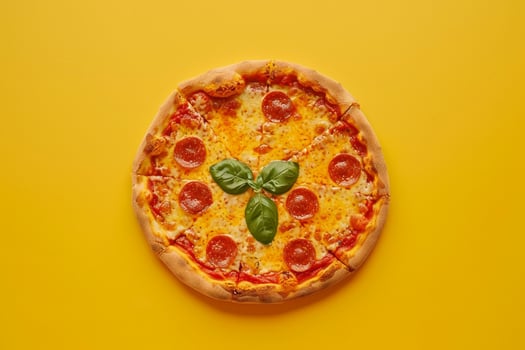 Margherita Pizza on   Background photo