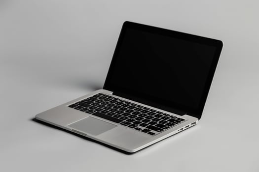 Laptop Mockup with Background for High Resolution Digital Content and Web Interface photo