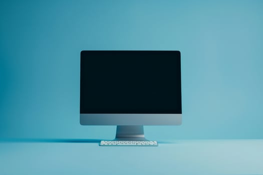 Desktop Computer Mockup photo