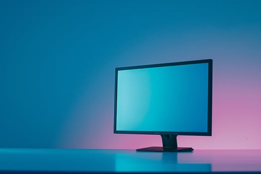 Desktop Computer Mockup photo