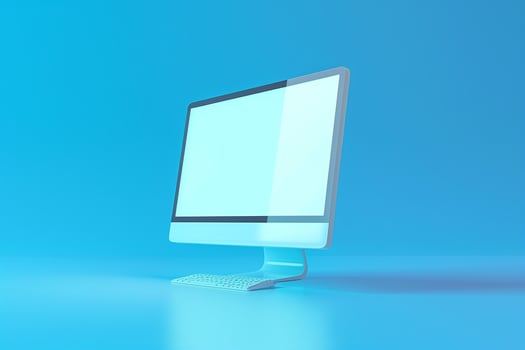 Desktop Computer Mockup photo