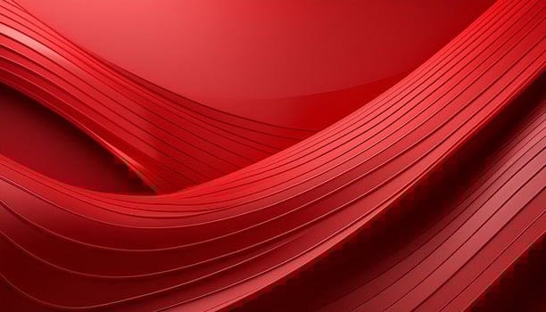 A rand curvyed ribbon with a red background. The ribbon is long photo