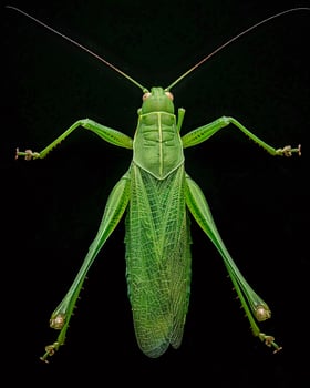 High-Resolution Close-Up Images of Various Insects on Black Background photo