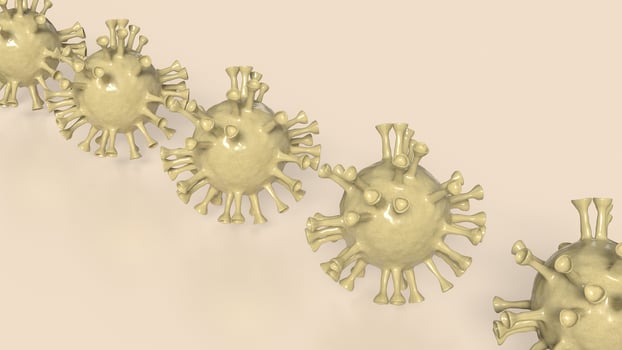 The virus for sci or medical concept 3d rendering. photo