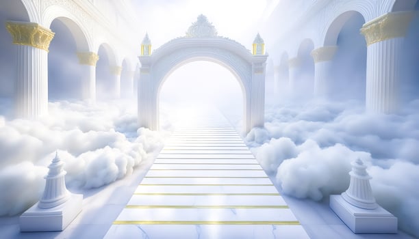 White Marble Pathway to Heaven photo