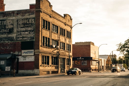 downtown in Winnipeg, Manitoba, Canada - July 20, 2024 photo