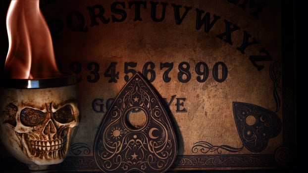 Witchcraft Spiritual Halloween Game Ouija Board 5 photo