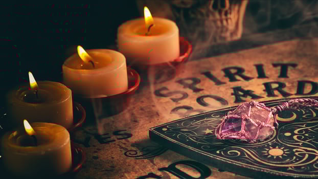 Witchcraft Spiritual Halloween Game Ouija Board 3 photo