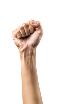 Fist of Strength Women's Empowerment Gesture photo