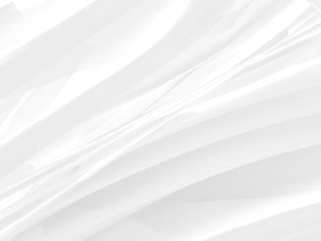Clean fashion woven beautiful soft fabric abstract smooth curve shape decorative textile white background photo