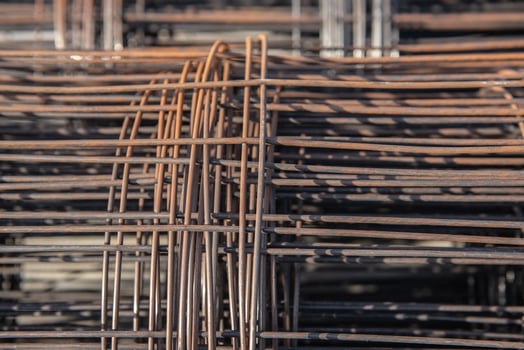 Steel mesh rolls for construction photo