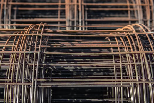 Steel mesh rolls for construction photo