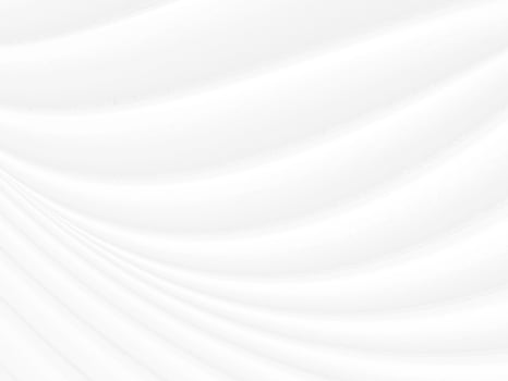 Clean woven beautiful soft fabric white abstract smooth curve shape decorative fashion textile background photo