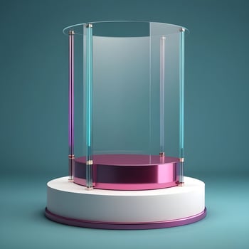 3D product Podium Rendering photo