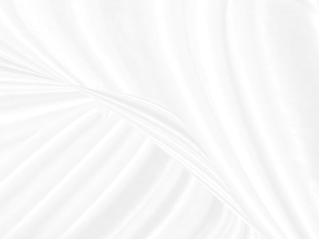 fashion textile Clean woven beautiful soft fabric abstract smooth curve shape decorative white background photo