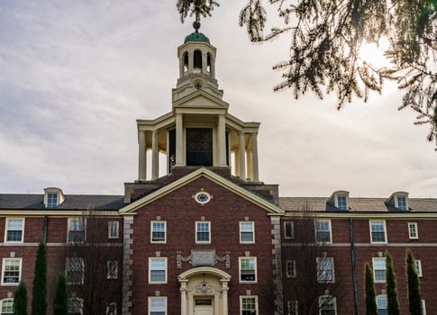 Historic Stuyvesant Hall used as a residential building at Ohio Wesleyan University in Delaware, OH photo