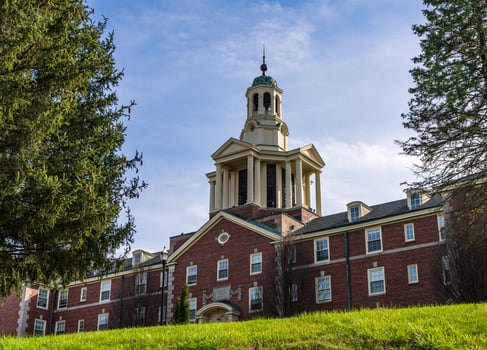 Historic Stuyvesant Hall used as a residential building at Ohio Wesleyan University in Delaware, OH photo
