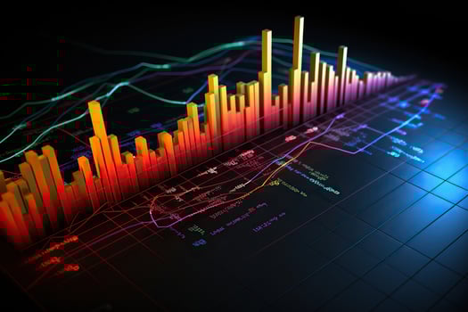 Beautiful surface business graph for design natural abstract background photo