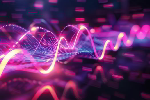 Beautiful texture surface neon wave, design natural abstract background photo