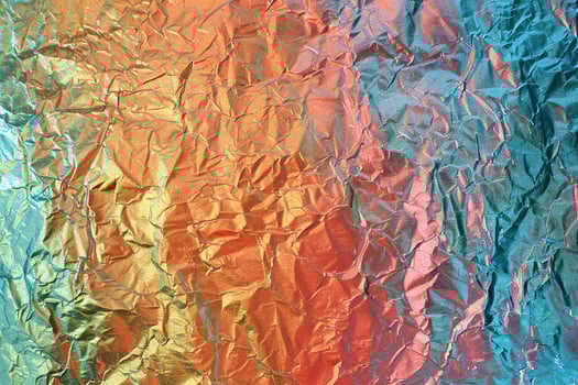 Beautiful texture metal creasy foil, design natural abstract background photo
