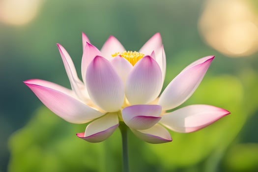 American lotus flower bokeh background photo