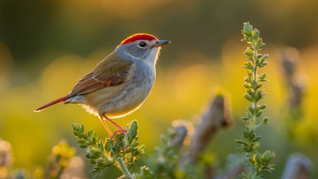 Garrulus glandarius in nature with warm morning photo