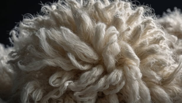 White clean wool texture background light natural sheep wool. photo