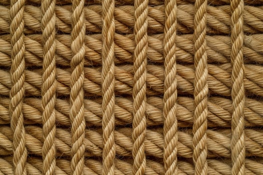 A cord texture background features a rugged, ribbed pattern reminiscent of tightly woven cords photo