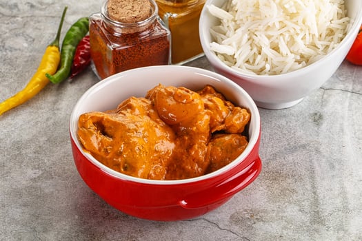 Indian cuisine - chicken butter masala photo