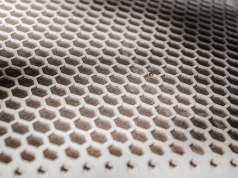 plastic background with hexagon pattern, abstract pattern background photo