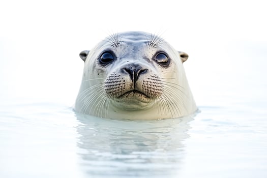 Seal pup looking at the camera photo