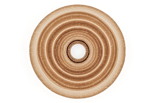 Abstract Circular Pattern in Brown Tones photo