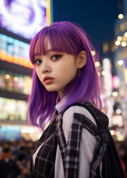 Engaging portrait capturing essence of Japanese student photo