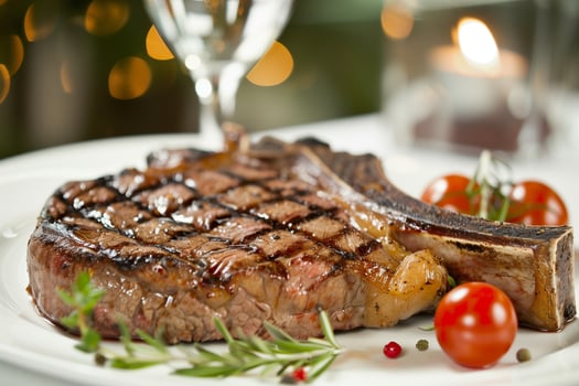 Indulgent Gourmet Steak Experience at Luxury Hotel Restaurant photo