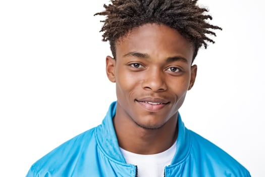 Portrait of a Young Man with a Friendly Smile photo