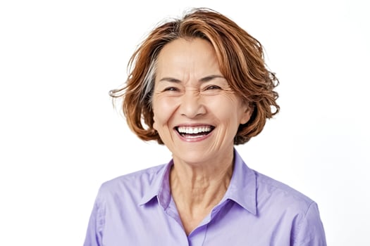 Portrait of a Happy Senior Woman photo