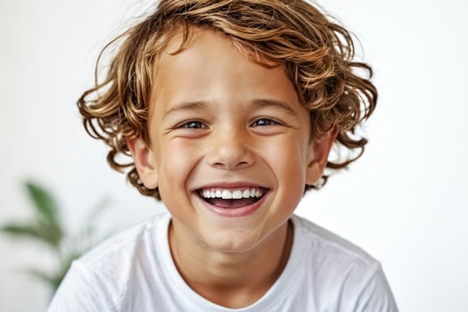 Portrait of a Happy Boy photo